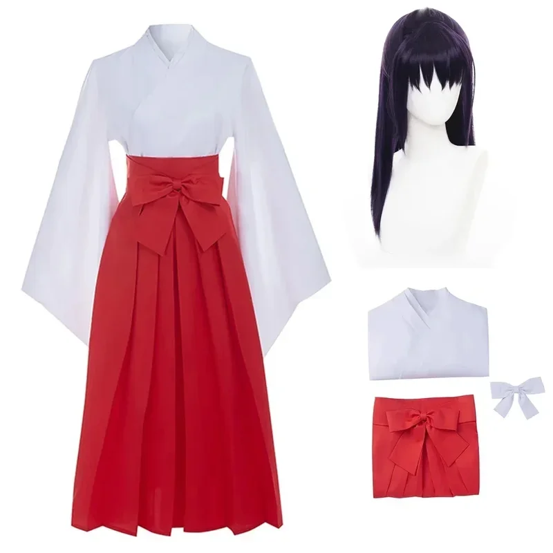 Utahime Iori Cosplay Kostuum Pruik Anime Jujutsu Kaisen Cosplay Kimono Jurk Halloween Feest Outfits Volwassen Vrouw Seizoen 2