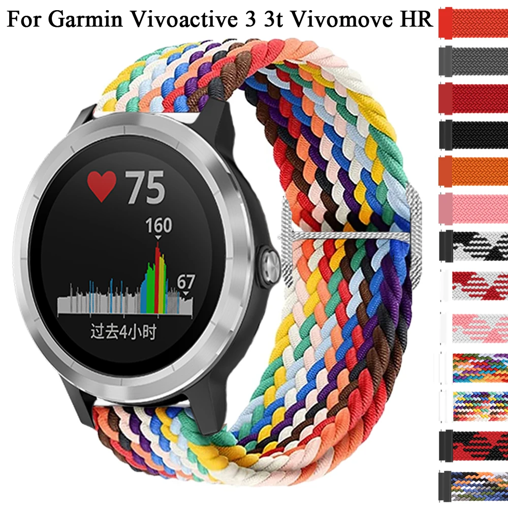 20มม.สายนาฬิกาสำหรับ Garmin Vivoactive 3 3T Vivomove HR Smart Watch สำหรับ Garmin Venu SQ ย้าย Luxe สไตล์สร้อยข้อมือ