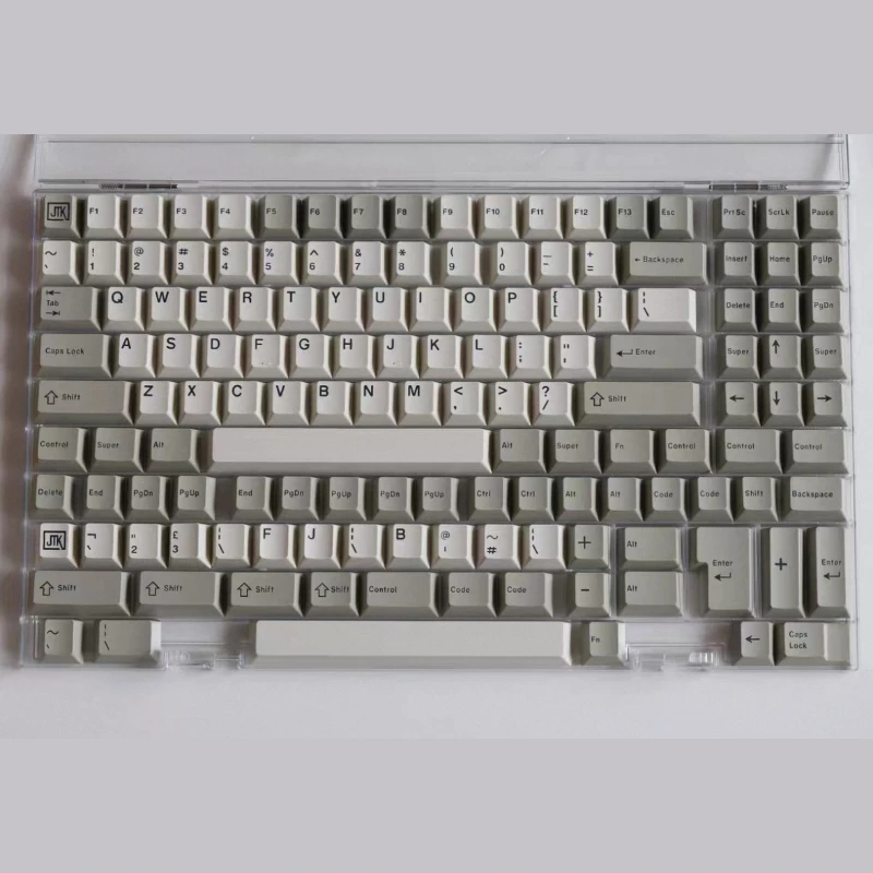 Minimalist Theme Keycaps Set Customized ABS/PBT Sublimation Cherry Profile Keyboard Cap for Mechanical Keyboard Accessories Gift