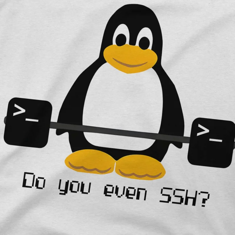 Do You Even SSH T Shirt Men\'s  100% Cotton Crazy T-Shirts O Neck Linux Tee Shirt Short Sleeve Clothes New Arrival