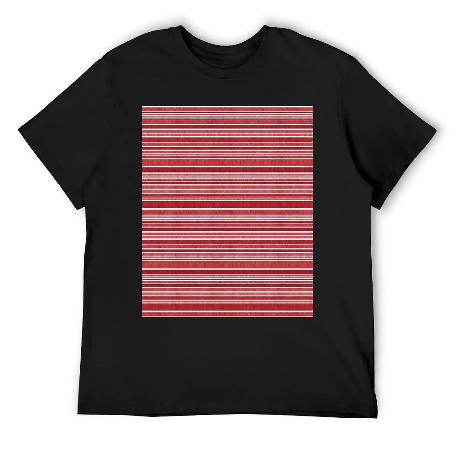 Horizontal Red Stripes T-Shirt heavyweights customs design your own t shirts for men