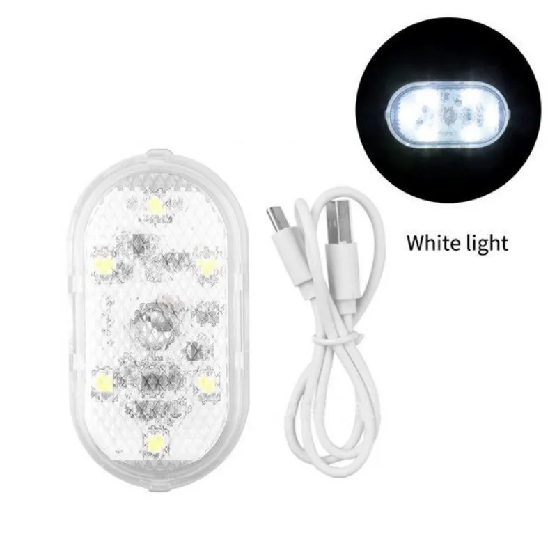 

LED Car Charging Touch Sensor 5V/Night Light Touch On/Off light Wireless Portable Nigh USB Charging lampt Car Roof Bulb