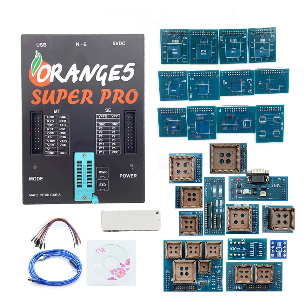 Orange 5 Super Pro Activate Full Function V1.38 Orange5 Programmer ECU Programming Device Support KM Correction Immo SRS Rest