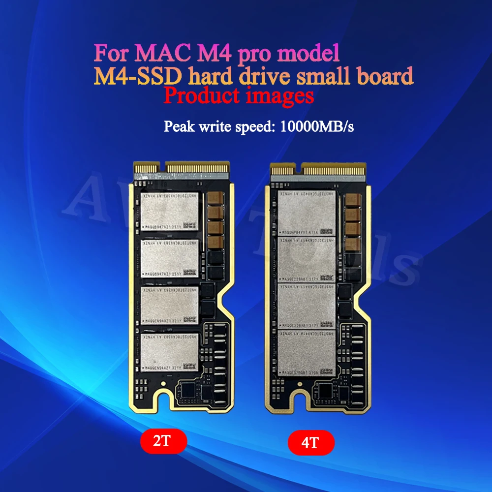Для Mac Mini M4 PRO SSD 2TB/4TB внутренний твердотельный жесткий диск SSD комплект накопителя емкость SSD обновление памяти DIY набор инструментов для ремонта