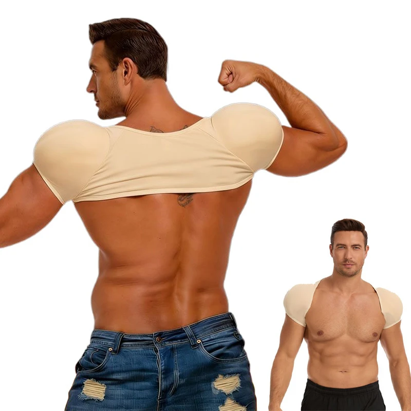 

Men's Shoulder Pads Shapers Accessories Padded Muscle Enhancement Cloth Cosplay Fitness Shoulders Support Thick Deltoid Cushion