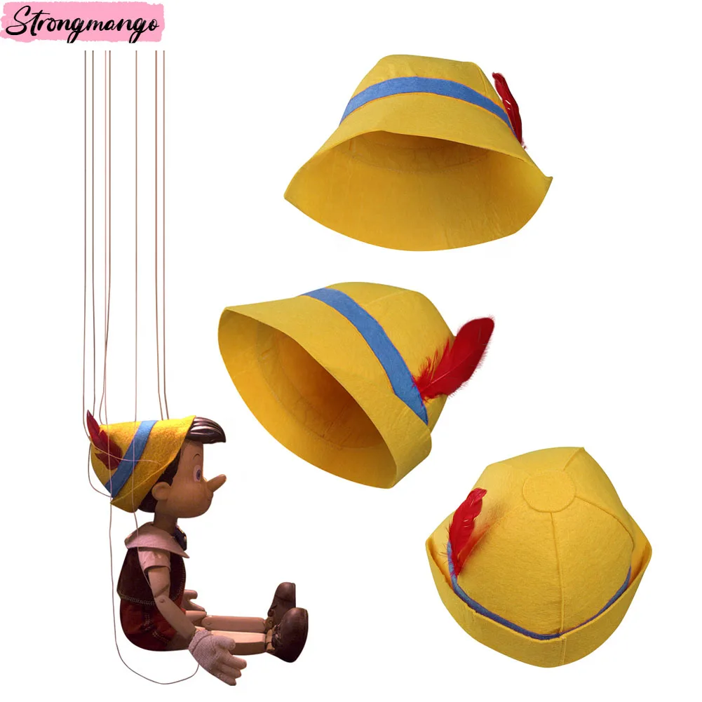 Niños Pino Cosplay Cchio sombrero gorra película accesorios de disfraz Prop para niños niñas disfraz elegante Heawear Halloween carnaval