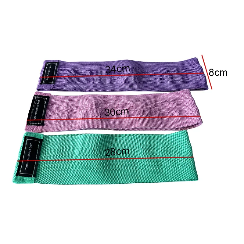 1PC Squat Stretch Resistance Band Hip Fitness Training Tension Band Yoga Exercise Training Band Portable Exercise Equipment Home image 4