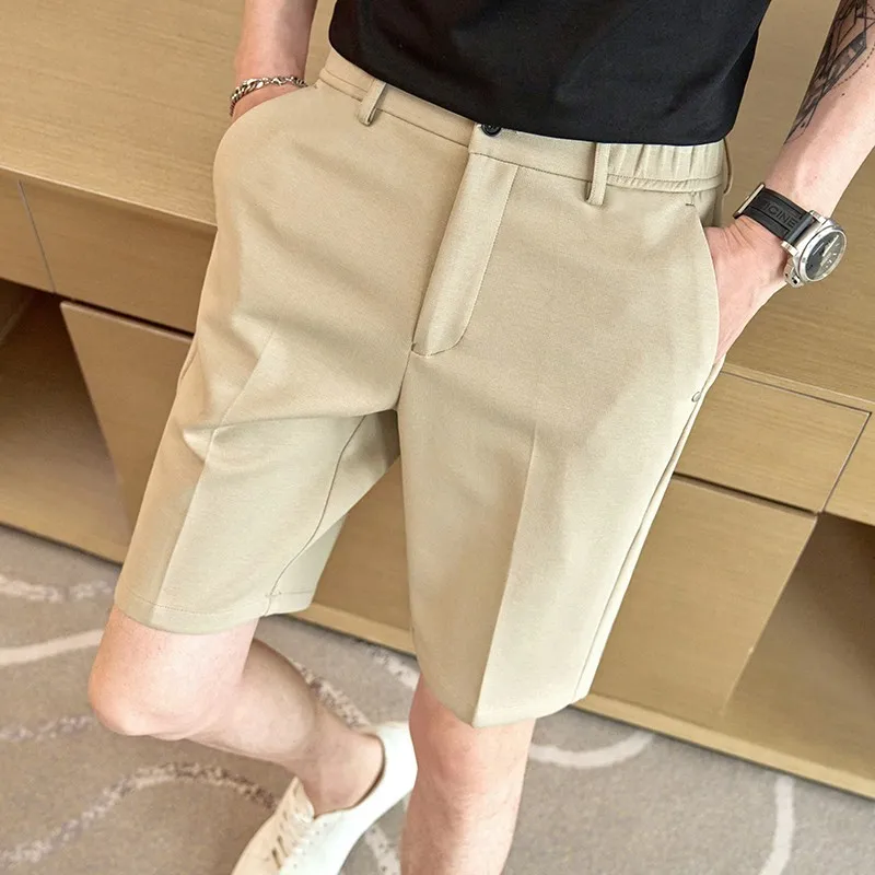 Men's Summer Shorts Trendy Casual 5-Point Pants Korean Style Loose Sports Mid-Length Beach Shorts