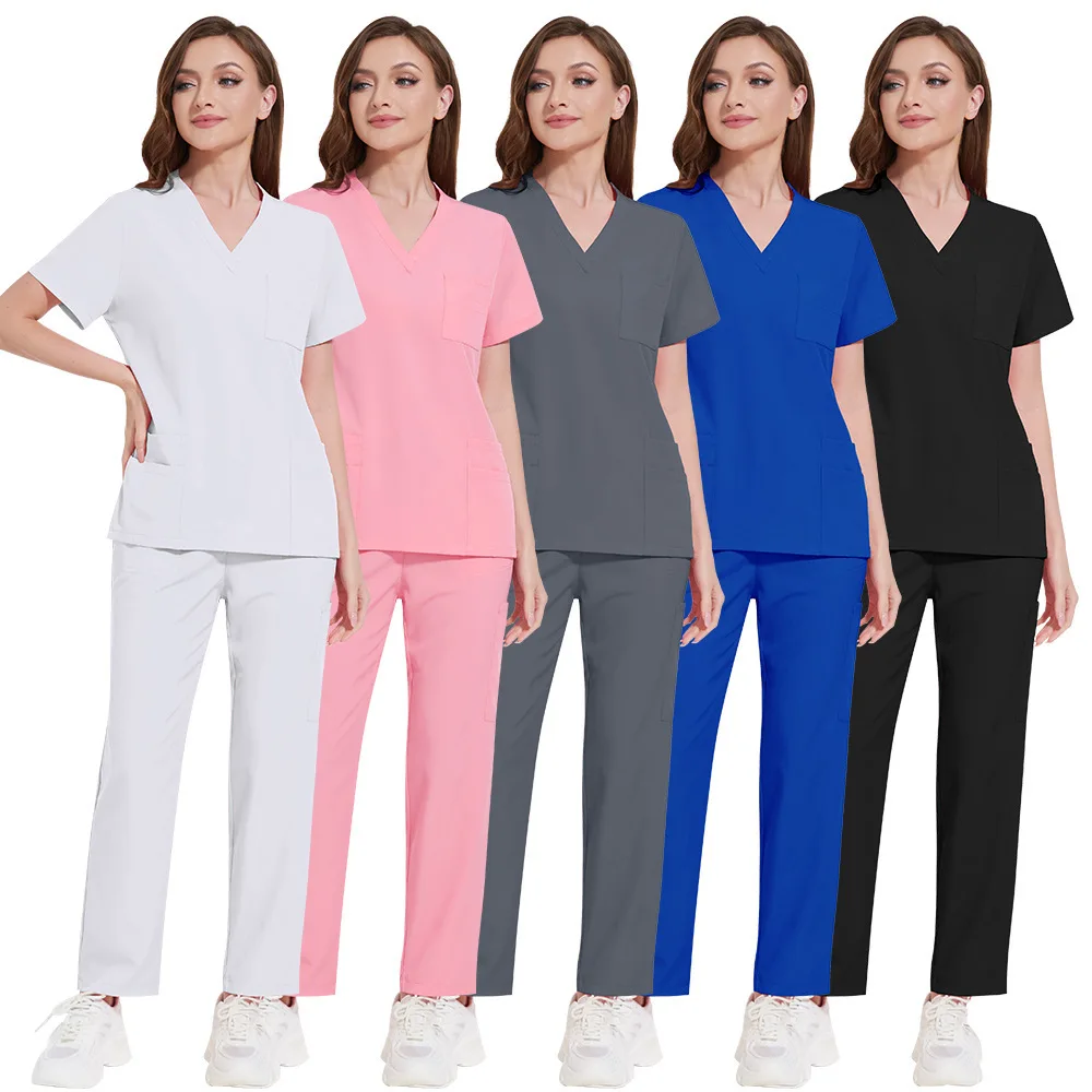 Multi Color Split Set, Nurse's Protective Professional Workwear, Technician's Clothing, Dental Anesthesia Brush, Hand Clothes