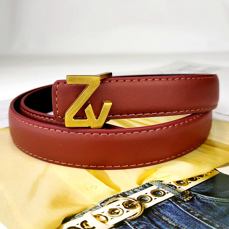 حزام خصر نسائي بإبزيم زدف، فاخر خفيف، بسيط وراقي، متعدد الاستخدامات، حزام خصر نسائي متوفر في المخزون، شعبي عبر الحدود