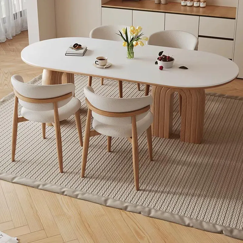 Nordic Study Writing Dining Table Designer Corner Mesas De Jantar Home Furniture Kitchen Modern Dining Table Restaurant Chairs