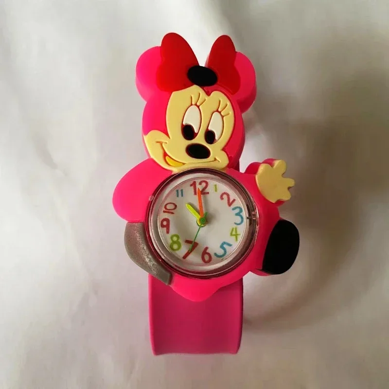 Cartoon Spider Man Auto Kinderen Horloge Speelgoed Voor Jongen Meisje Baby Mode Mannen Horloge Mickey Cartoon Auto Speelgoed Horloge Kid klok Gift