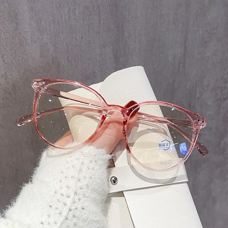 

1 PC Trend Retro Transparent Glasses Anti Blue Light Eyeglass Men 2025 New Simple Fashion Glasses for Women