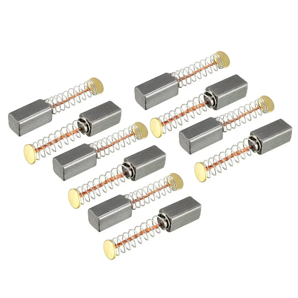 10PCS Carbon Brushes For Electric Motors 10*5*5mm Electric Motor Carbon Brush Replacement Service Parts For Power Drill Tools