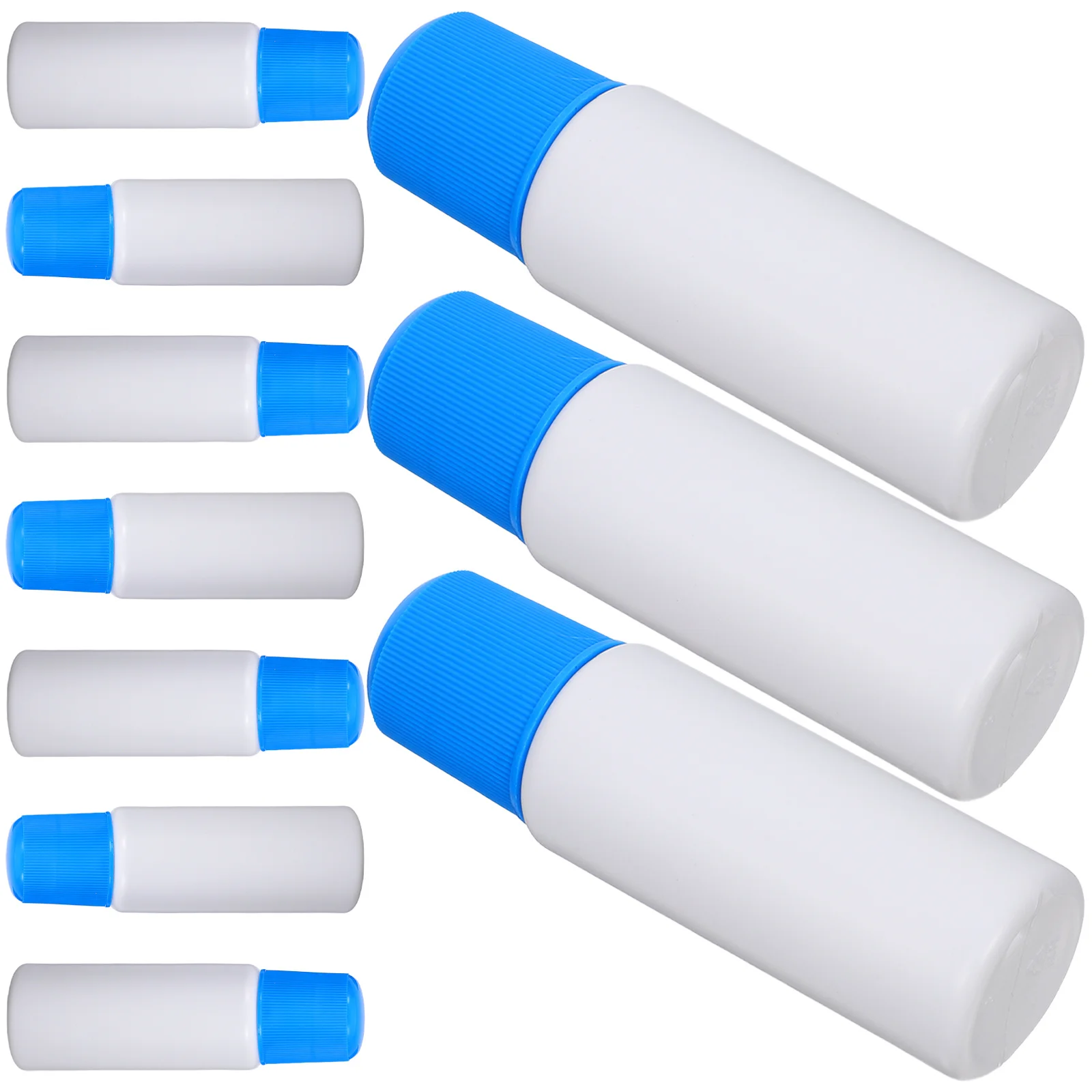 

10Pcs Sponge Tip Applicator Liquid Bottle Refillable Plastic Container Travel Medicine Lotion Dispenser Medication Pots