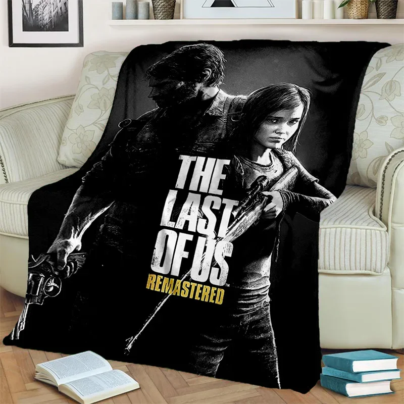 Pedro The Last of Us Horror TV Game Blanket,Soft Throw Blanket for Home Bedroom Bed Sofa Picnic Travel Office Cover Blanket Kids