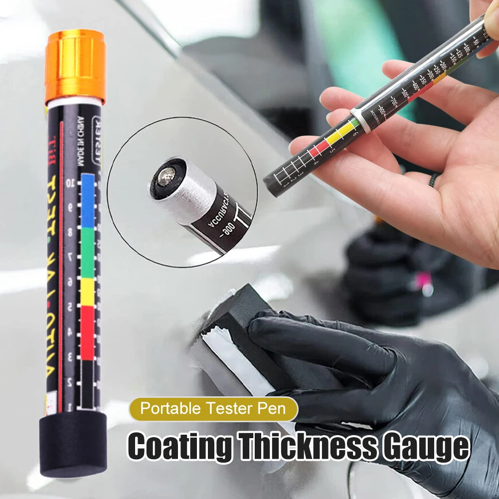 Auto Paint Coating Thickness Detection Pen Pen Auto Pull Test Drill Portable Auto Paint Tester Thickness Tester Auto Collision