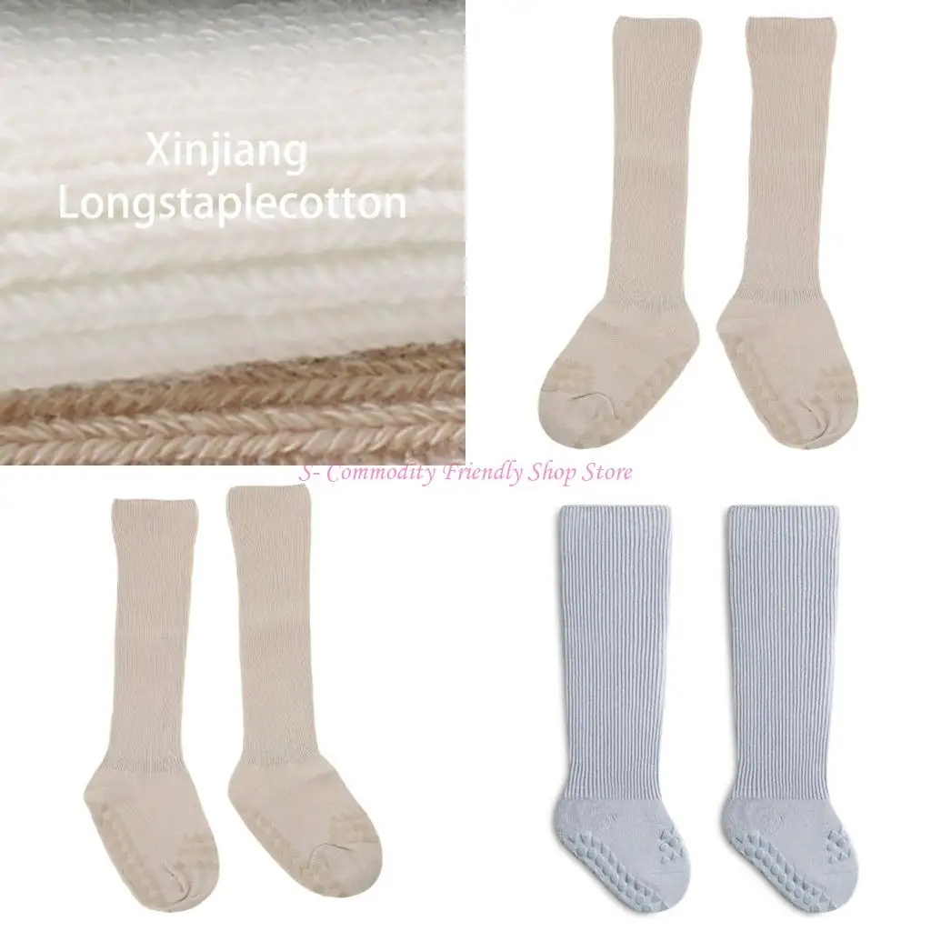 

85AE Spring Warm Socks Infant Soft Floor Socks Indoor Prewalkers Socks Baby Socks