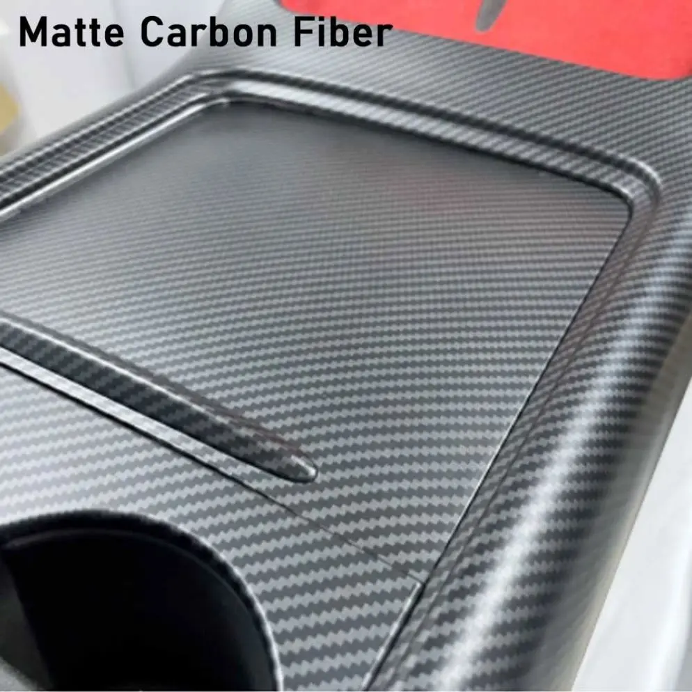 New Energy Vehicle Parts & Accessories Real Carbon Fiber Center Console Protective For Tesla Model 3 2017-2021 Accessory Model3