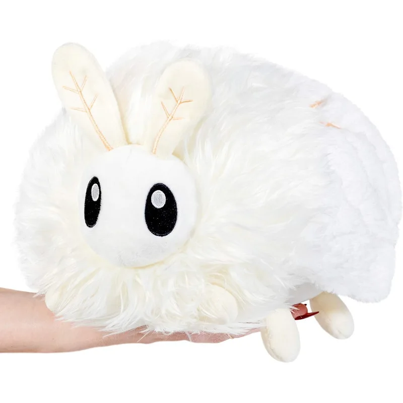 Oreiller en peluche papillon de nuit blanc pour filles, jouets créatifs de dessin animé mignon, toucher confortable, sommeil, chambre à coucher, habillage, cadeau d'anniversaire, nouveau