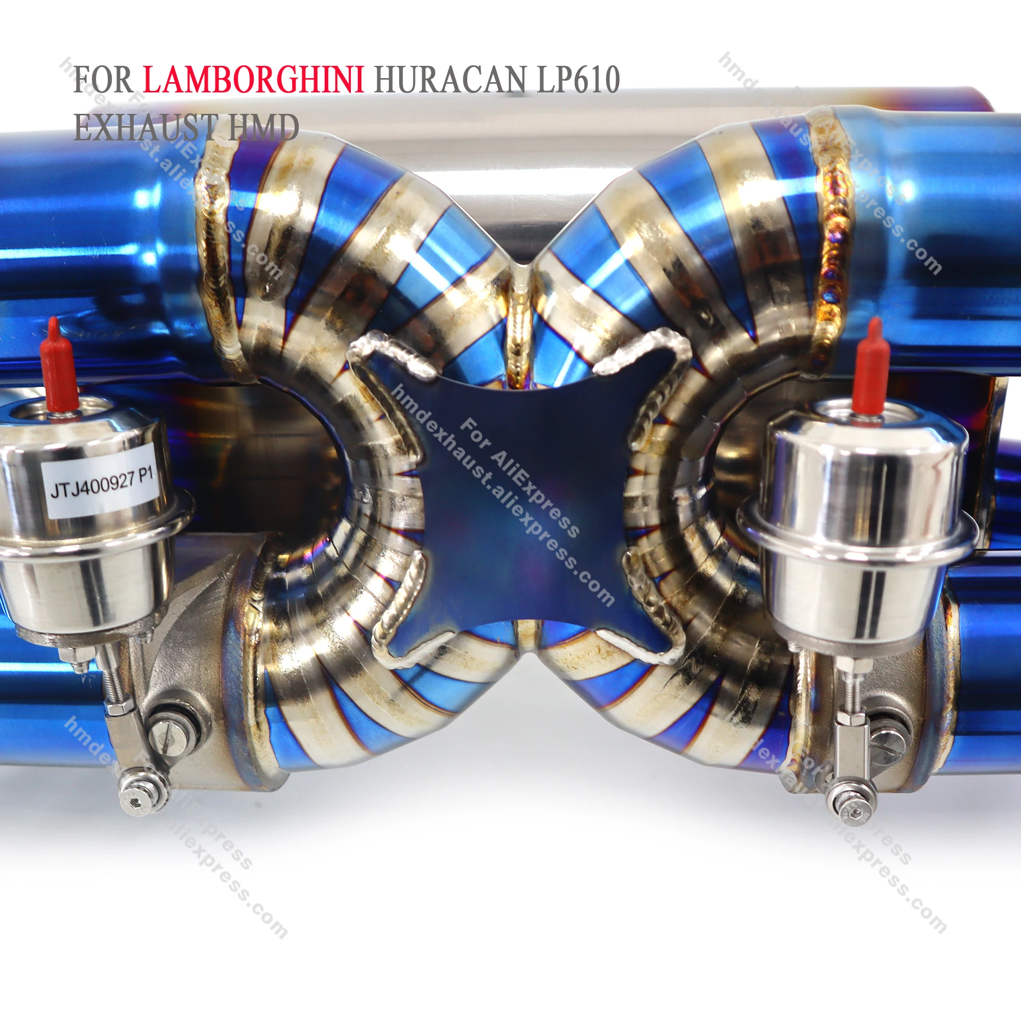 HMD Catabck Manifold for Lamborghini LP580-2 LP610-4 Coupe Vacuum valves Long service life Ti Exhaust system Muffler