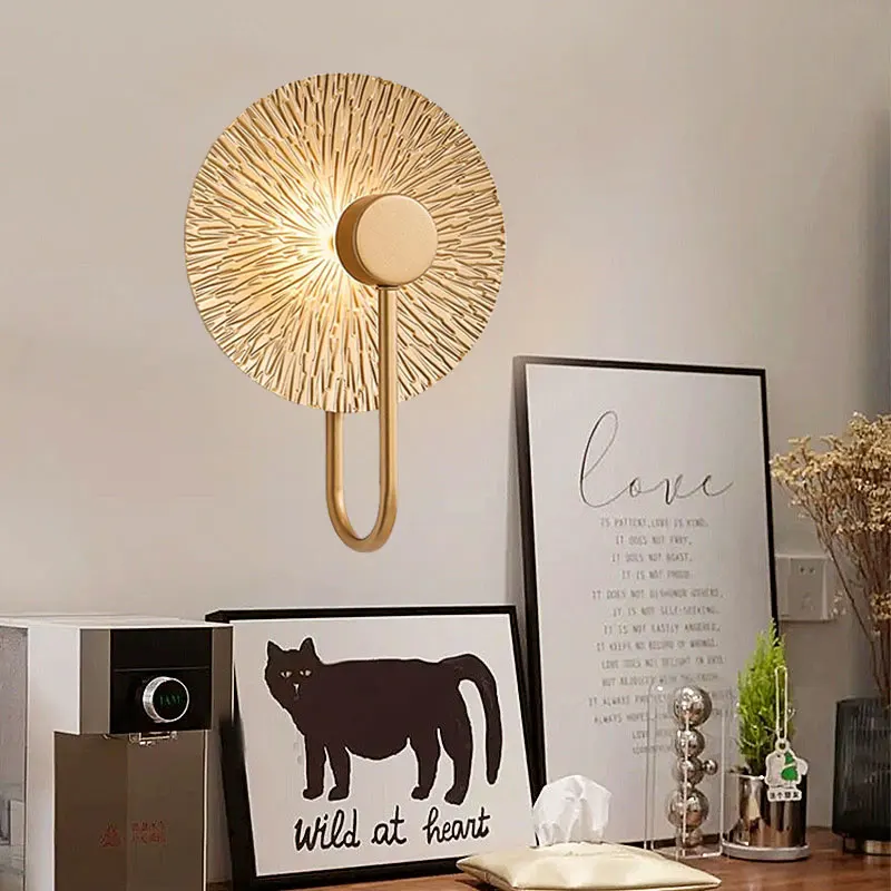 Modern Minimalist Style Bedroom Headboard Nordic Living Room Corridor Foyer Creative Background Wall Light