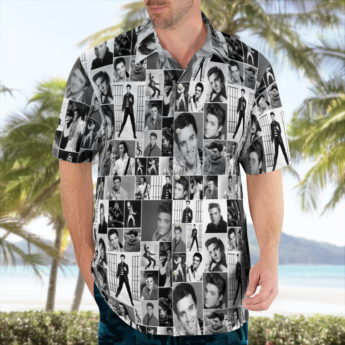 T-shirt de plage hawaïenne pour hommes, chemise Harajuku avec impression 3D El Rey, El Rey, Rock, El Rey, Hip Hop, nouveau 2022