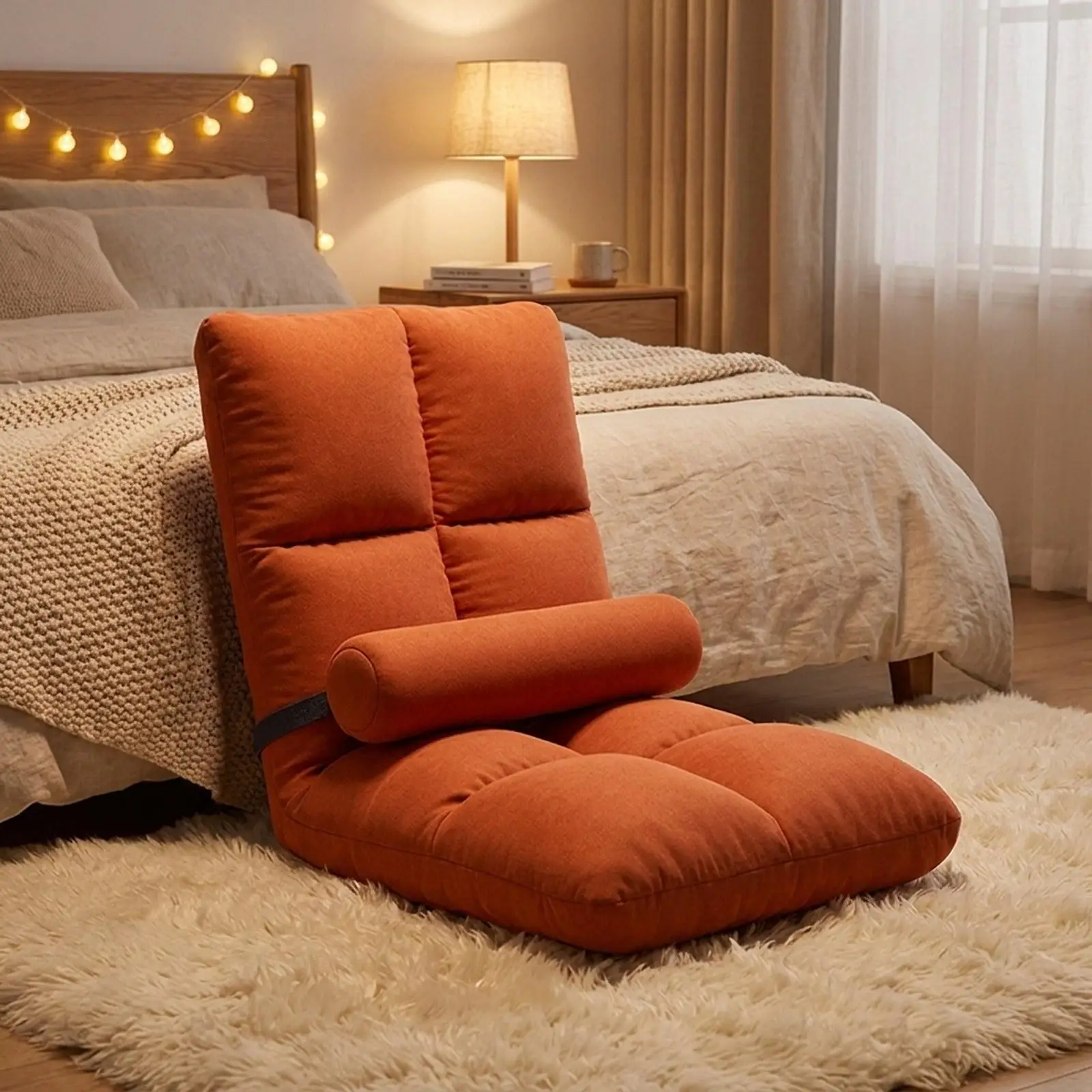 Floor Chair with Back Support Floor Gaming Chairs Couch recliner Lazy Sofa Chair