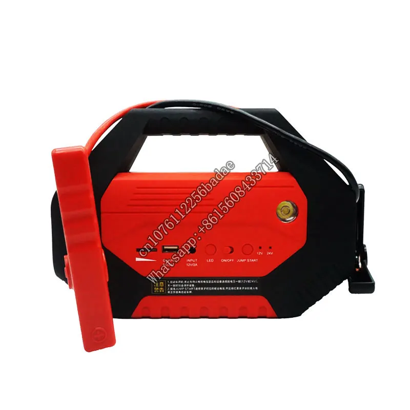 Battery Pack Car Jump Starter Cabos, Banco de Potência 24V, Novo, lortable Jump Starter