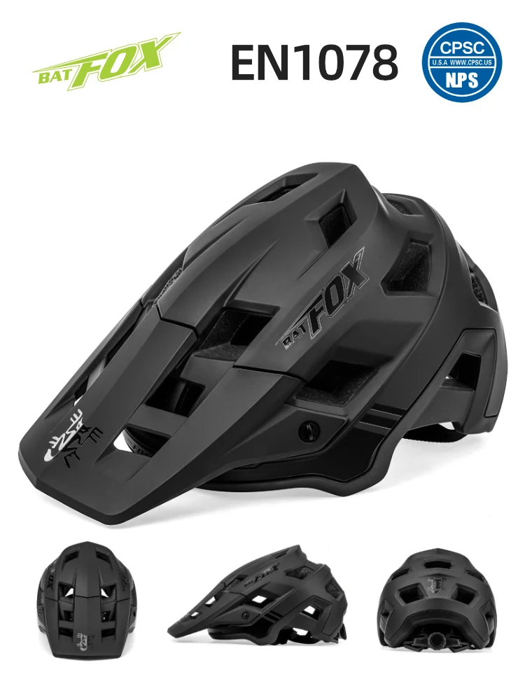 

BATFOX new bicycle helmet, men's and women's mountain bike integrated ultra light off-road sports downhill riding safety helmet