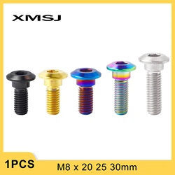 XMSJ Titanium Motorcycle Brake Disc Screw  M8*20 25 30mm Disc Brake Rotor Bolt for Suzuki Floating Wheel Disk Fixing  Fastener