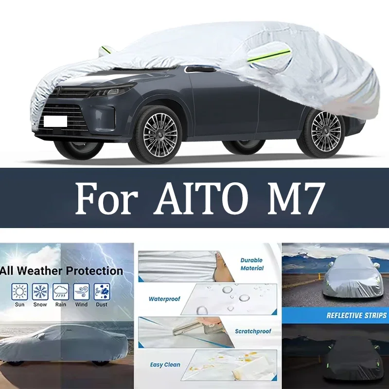 

Для AITO M7 автомобильный чехол уличные защитные чехлы снежный солнцезащитный козырек водостойкий пылезащитный внешний УФ автомобильные аксессуары авто