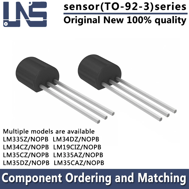 1PCS LM335Z/NOPB LM34CZ/NOPB LM34DZ/NOPB LM35CZ/NOPB LM35DZ/NOPB LM19CIZ/NOPB LM335AZ/NOPB LM35CAZ/NOPB TO-92-3 SENSOR