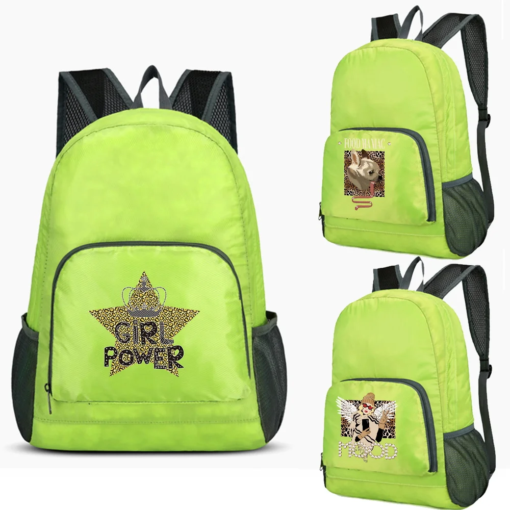 

Foldable Backpack 2026 Men Portable Ultralight Mountaineering Sports Pack Women Travel Must-Have Daypack Leopard Print Backpacks