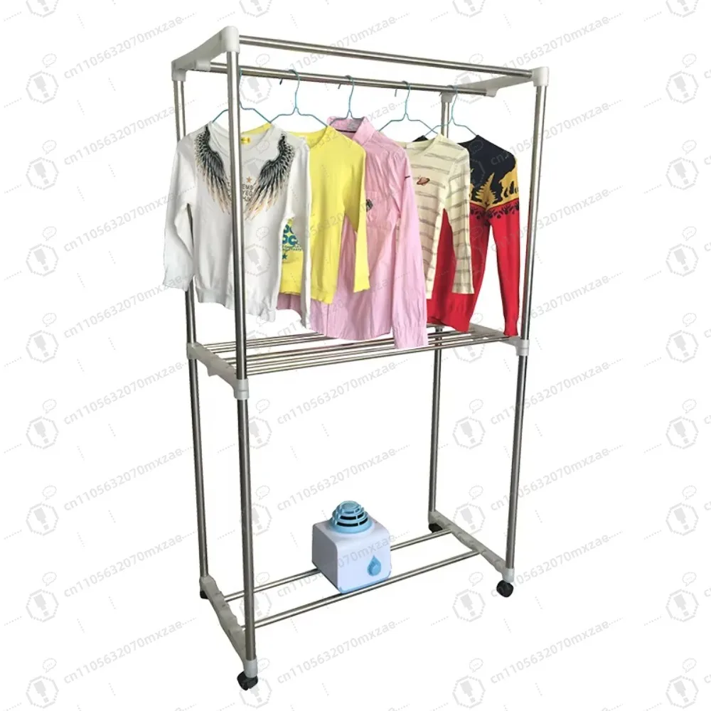 مجفف ملابس موفر للمساحة 15 كجم، تصميم قابل للطي بطبقتين مع نظام تسخين تلقائي، مجفف محمول للشقة، داخلي، السفر، RV #1