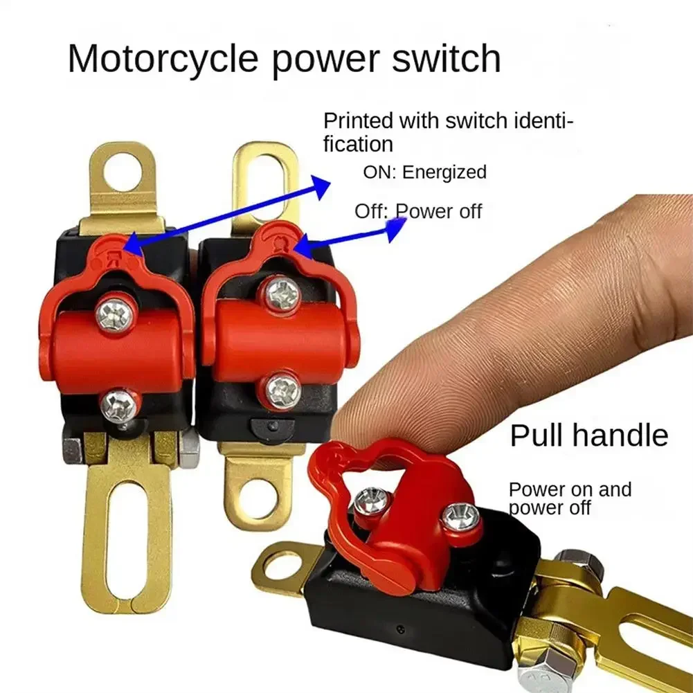12V Motorcycle Battery Disconnect Switch Kill Switch for Dual Cylinder Water Cooled Motorcycles,Circuit Breaker Power Cut Off