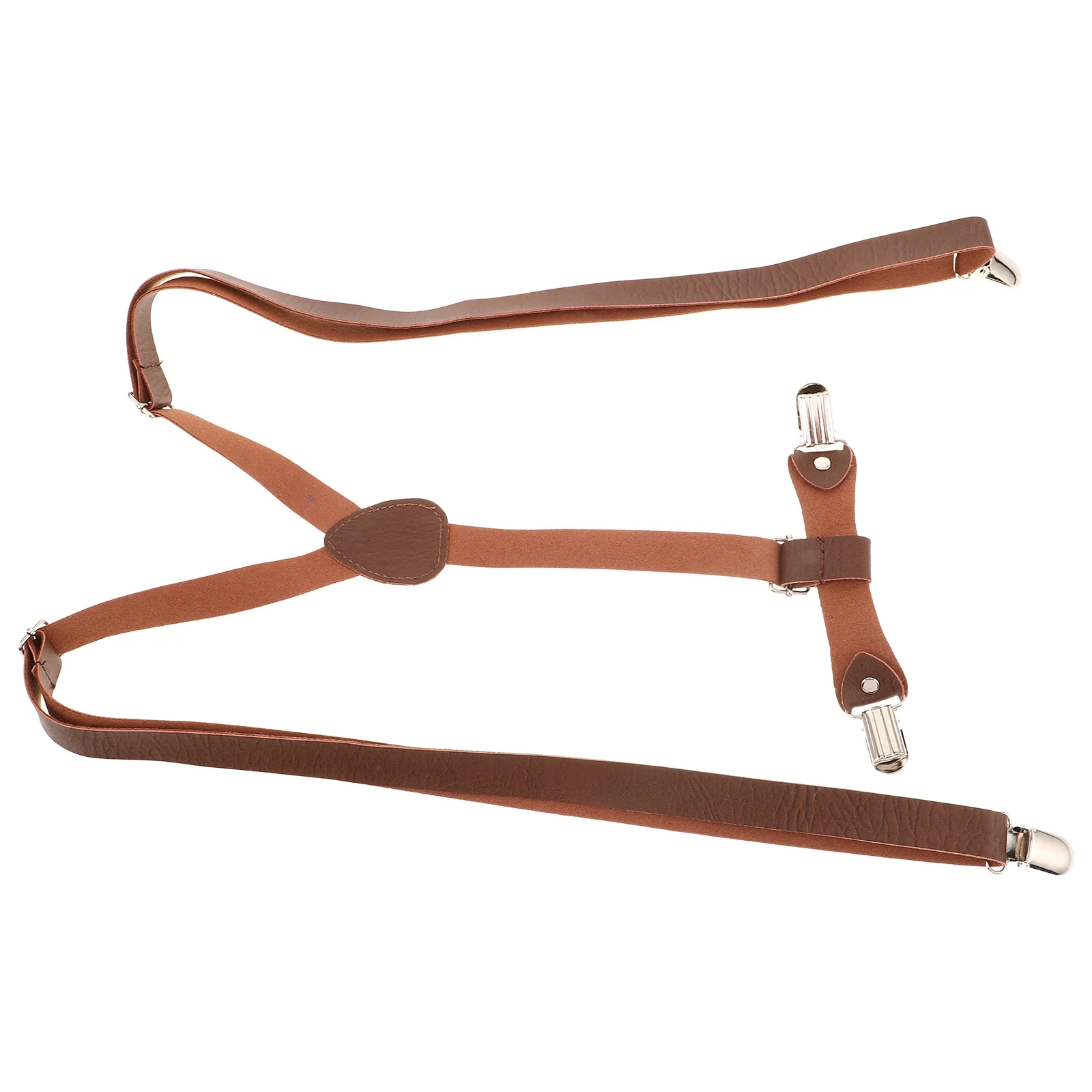 حمالات للجنسين على شكل Y مع 4 مشابك قوية وحزام مطاطي مريح قابل للتعديل لبدلة الجينز للرجال والنساء