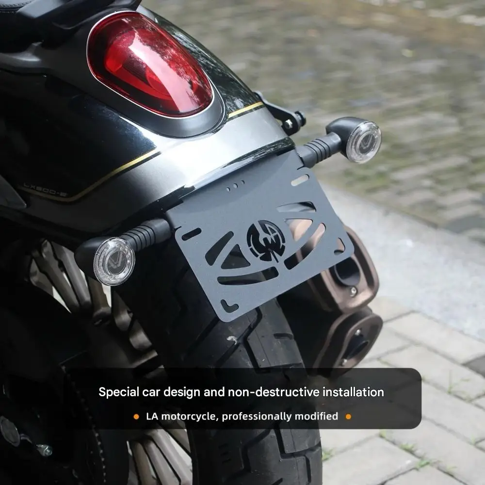 Rear short tail fairing kit and license plate bracket modification parts for VOGE CU625 625cu cu 625 625CU