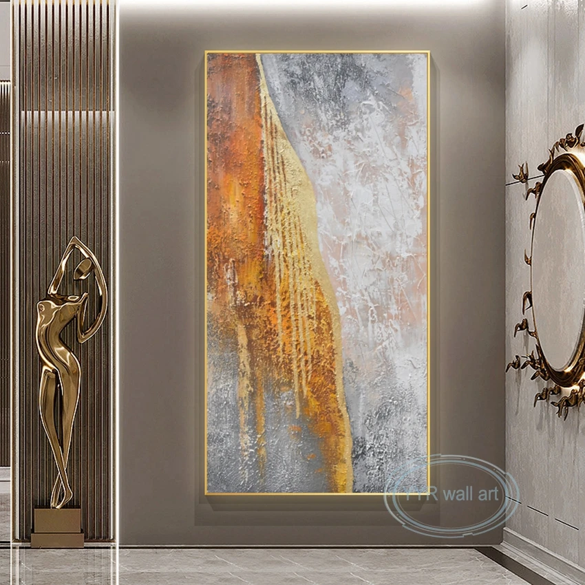 

Modern Simple Abstract Decorative Painting Handmade Oil Painting Canvas Wall Art Picture Living Room Bedroom Porch Custom Mural