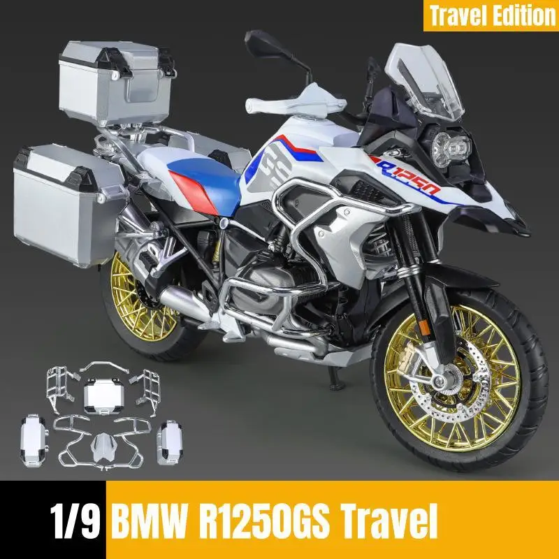 Bmw r1250 gs-子供用のオートバイモデルのおもちゃ,日曜大工の金属