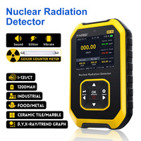 FNIRSI GC01 Geiger Counter Nuclear Radiation Detector X-rays γ-ray β-ray Beta Gamma Detecting Tool Personal Dose Radioactive Tes