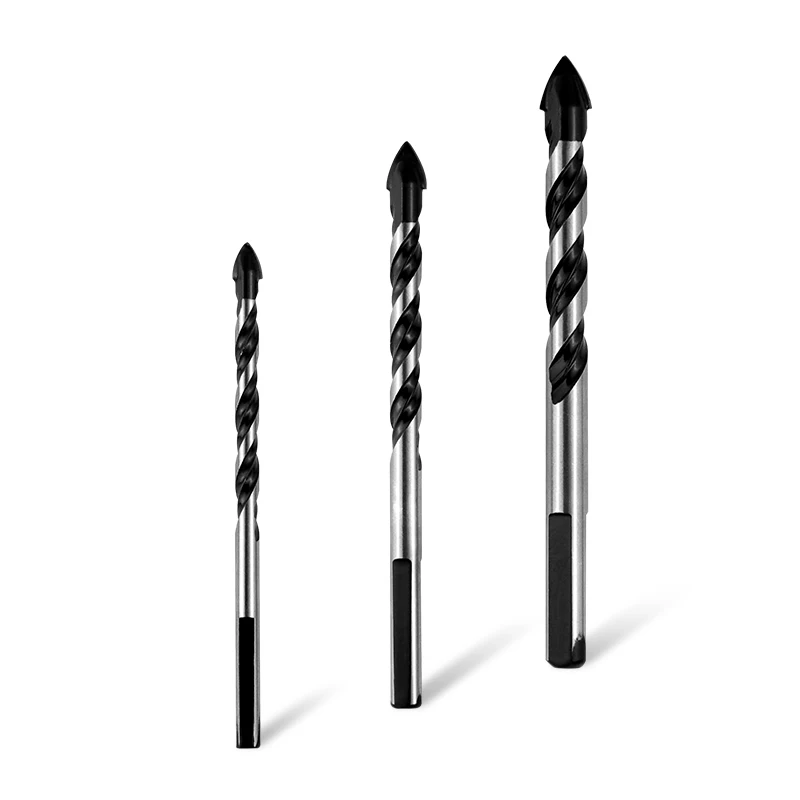 6Mm 8Mm 10Mm 12Mm Keramik Ubin Bor Bit Batu Bor Bit Set untuk Kaca Bata Beton Kayu Tungsten Karbida Tip untuk Dinding Mir