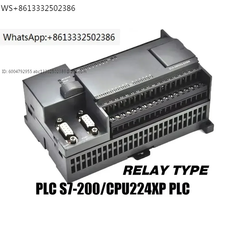 CPU224XP PLC Programmable Logic Controller Replacement 214-2BD23-0XB8 220V PLC S7-200 Relay Output Programming CPU224