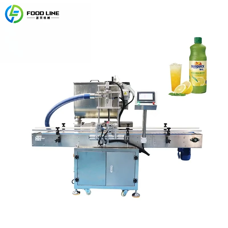 Customized Automatic Single Head Paste Liquid Filling Machine Stainless Steel Bottle Filler for Honey Juice Sauce Cosmetic Cream