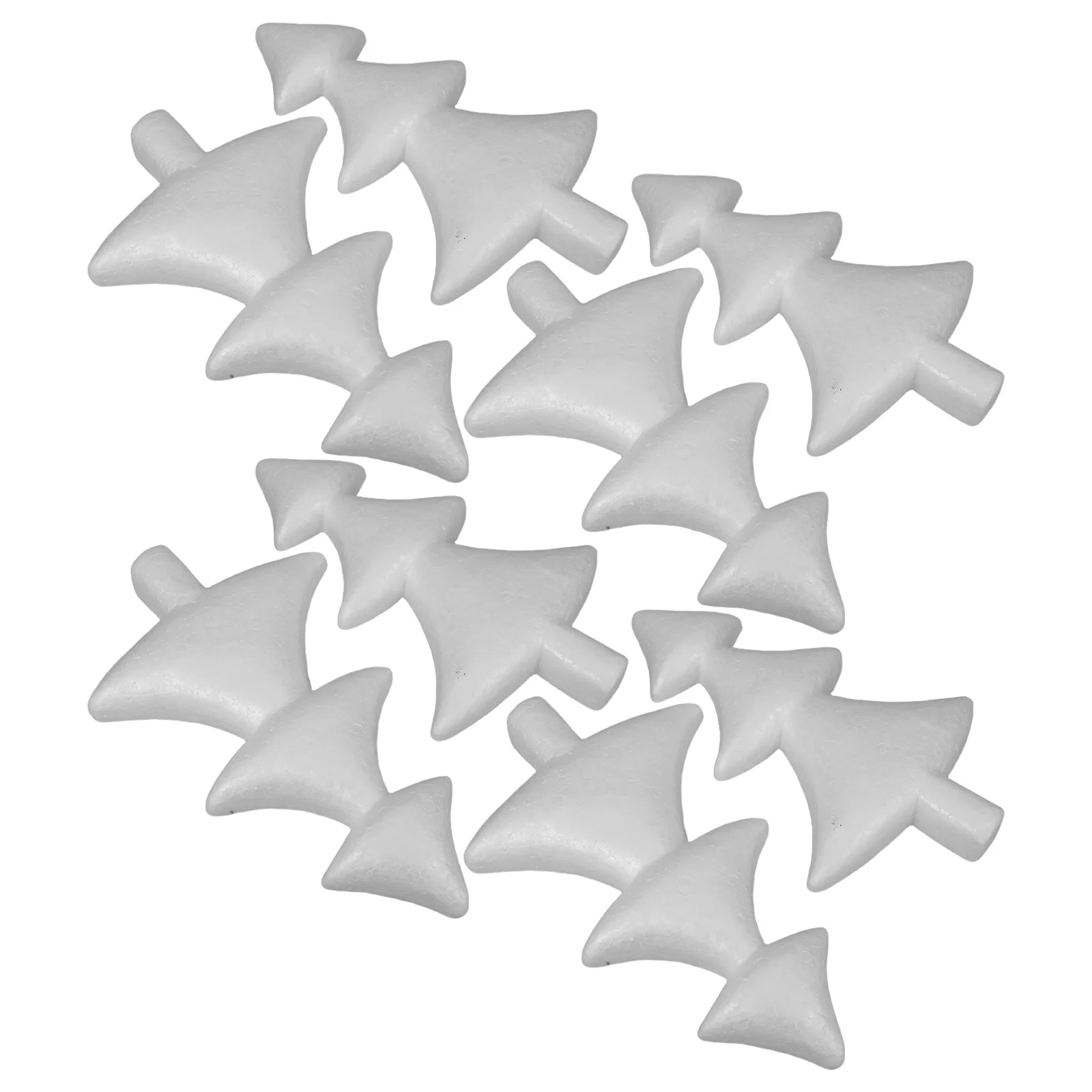

8 Pcs Christmas Tree Decorative Props Trees Graffiti Party Decorations Foam Ornament