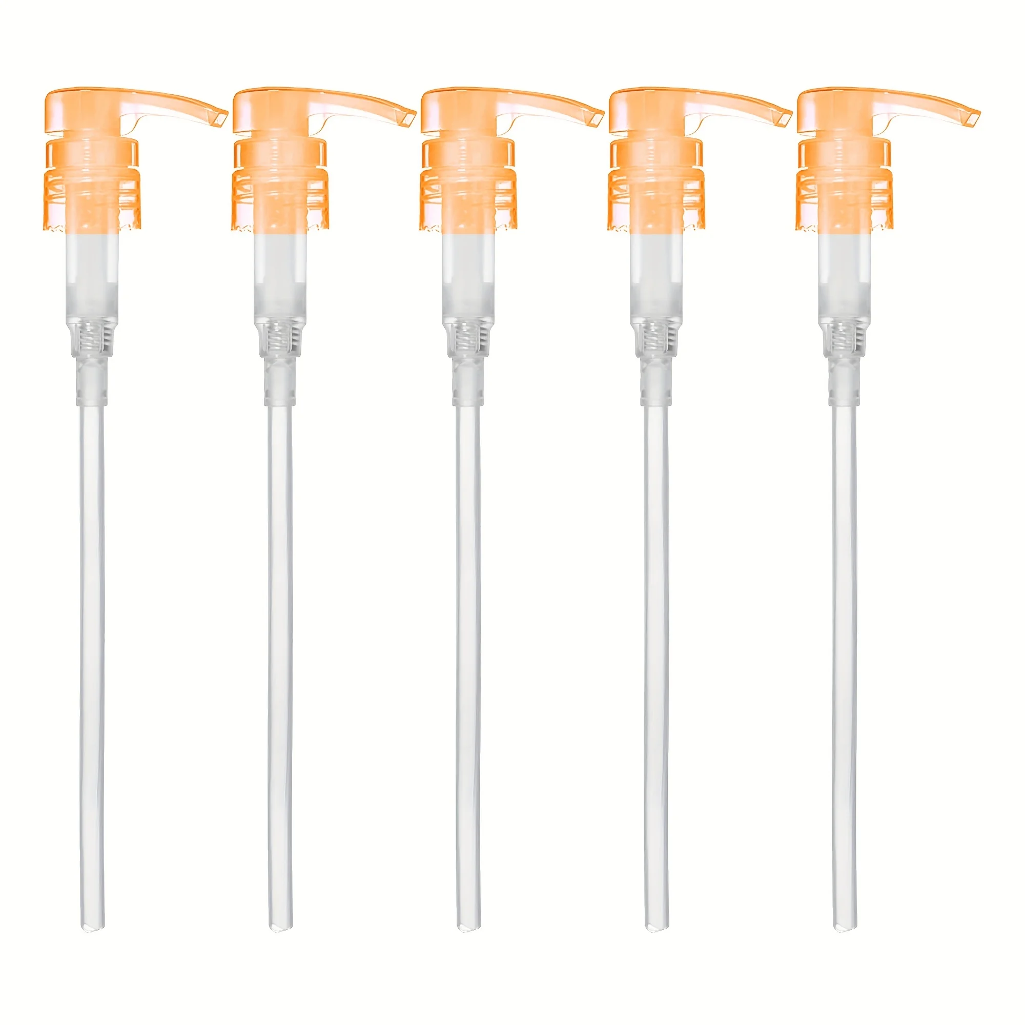 5PCS Shampoo Pump Dispenser Replacement Pump Head Press Pump for Shampoo and Lotion Bottles