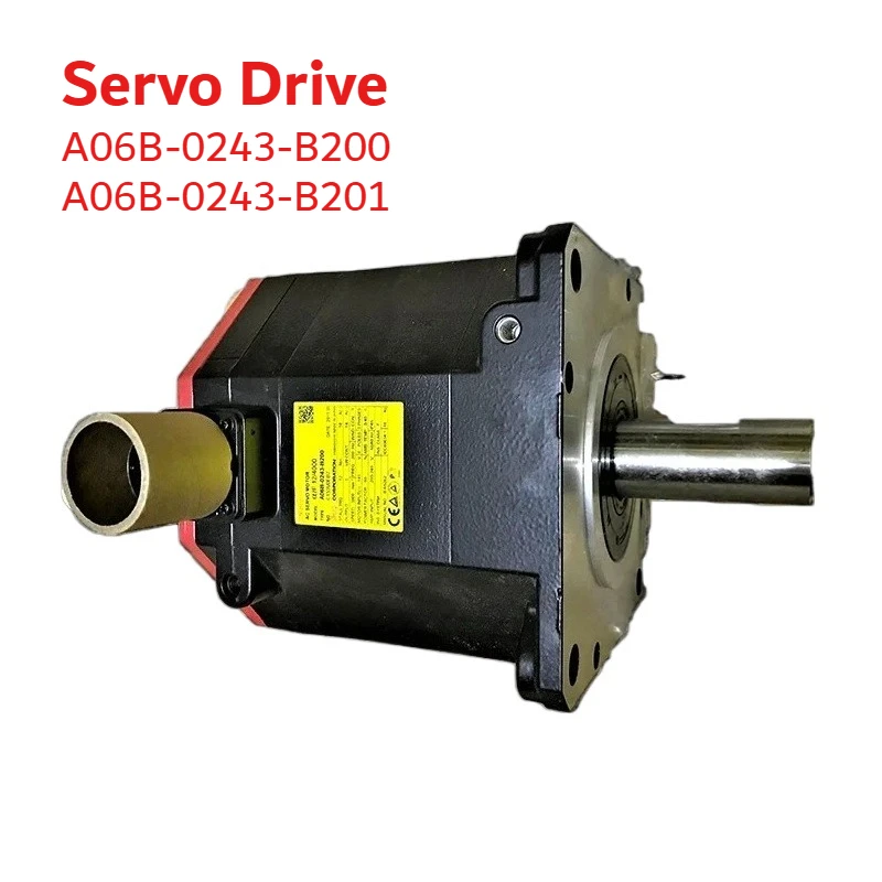 

Б/у A06B-0243-B200/B201 для серводвигателя переменного тока FANUC A06B-0243-B200
