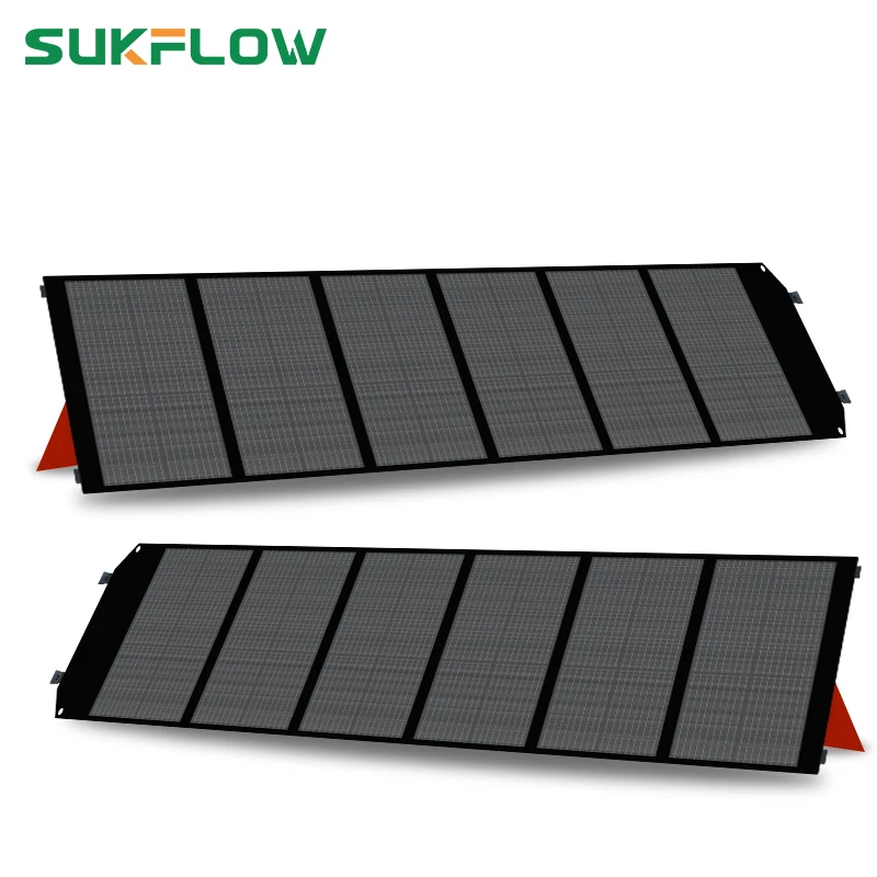 200W Solar Panel Waterproof Outdoor Hiking Camping Portable Battery Mobile Phone Charging Power Station Bank Charging Panel