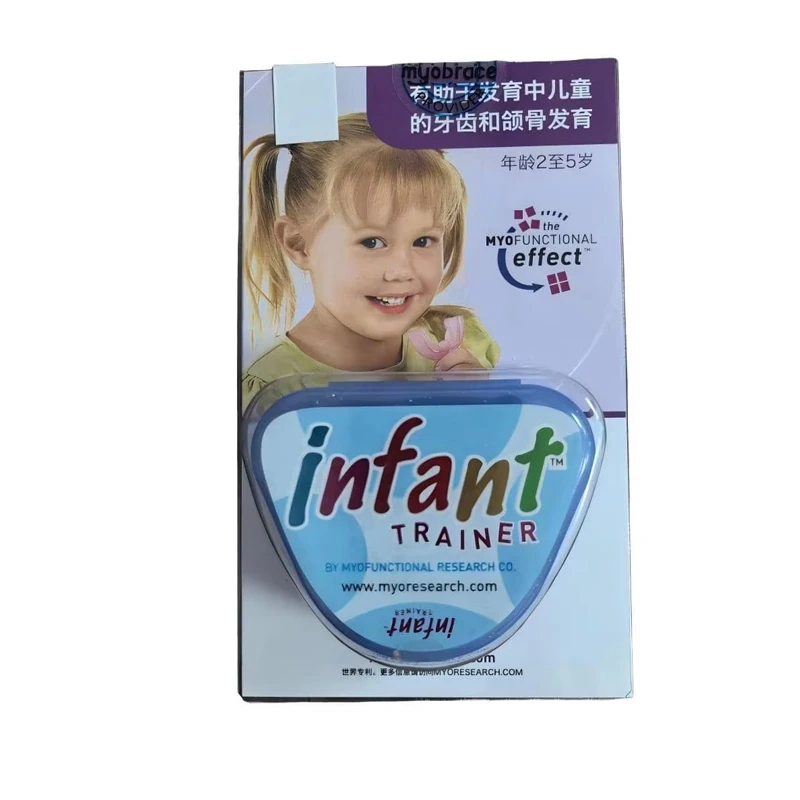 Myobrace Infant Trainer MRC Myofunctional Trainer For 2‑5 Years Dental Kids Lip & Tongue Posture Nasal Breathing Correctore
