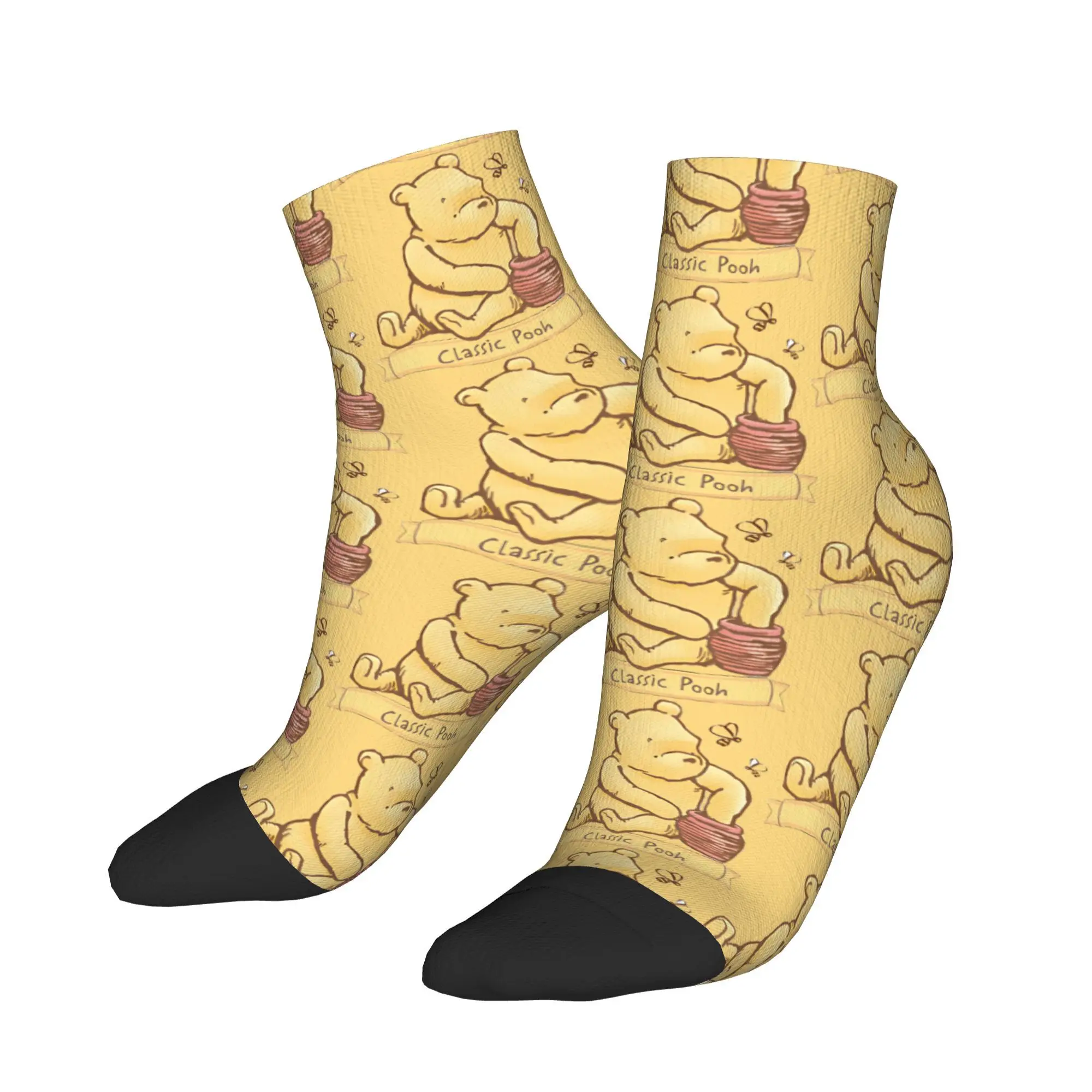 

Winnie The Pooh Stockings Design Vintage Socks Autumn Non Slip Socks Couple Climbing Quality Socks